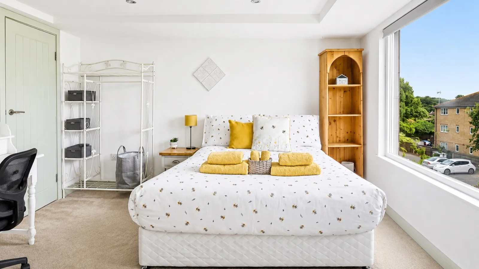 Bedroom interior photography, London