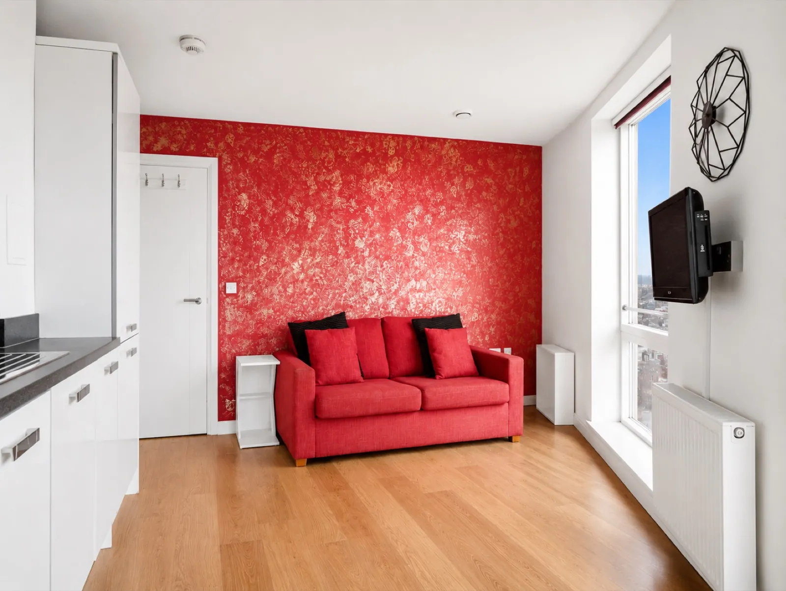 Reception room interior photography, London