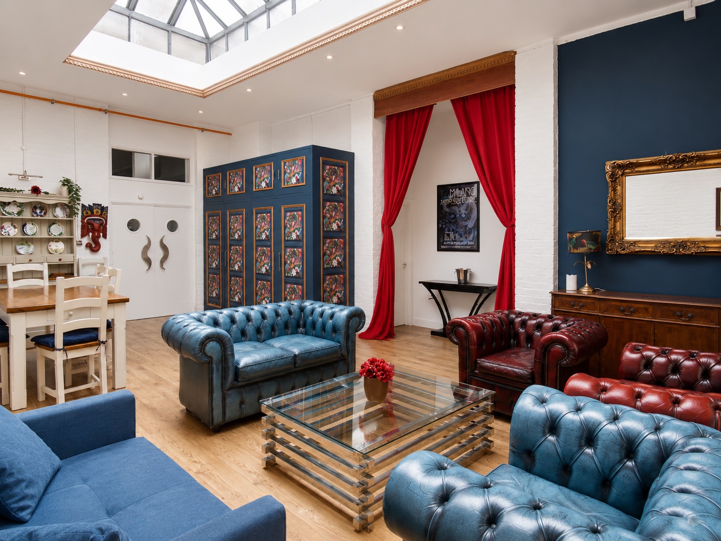 Reception room, professionally photographed