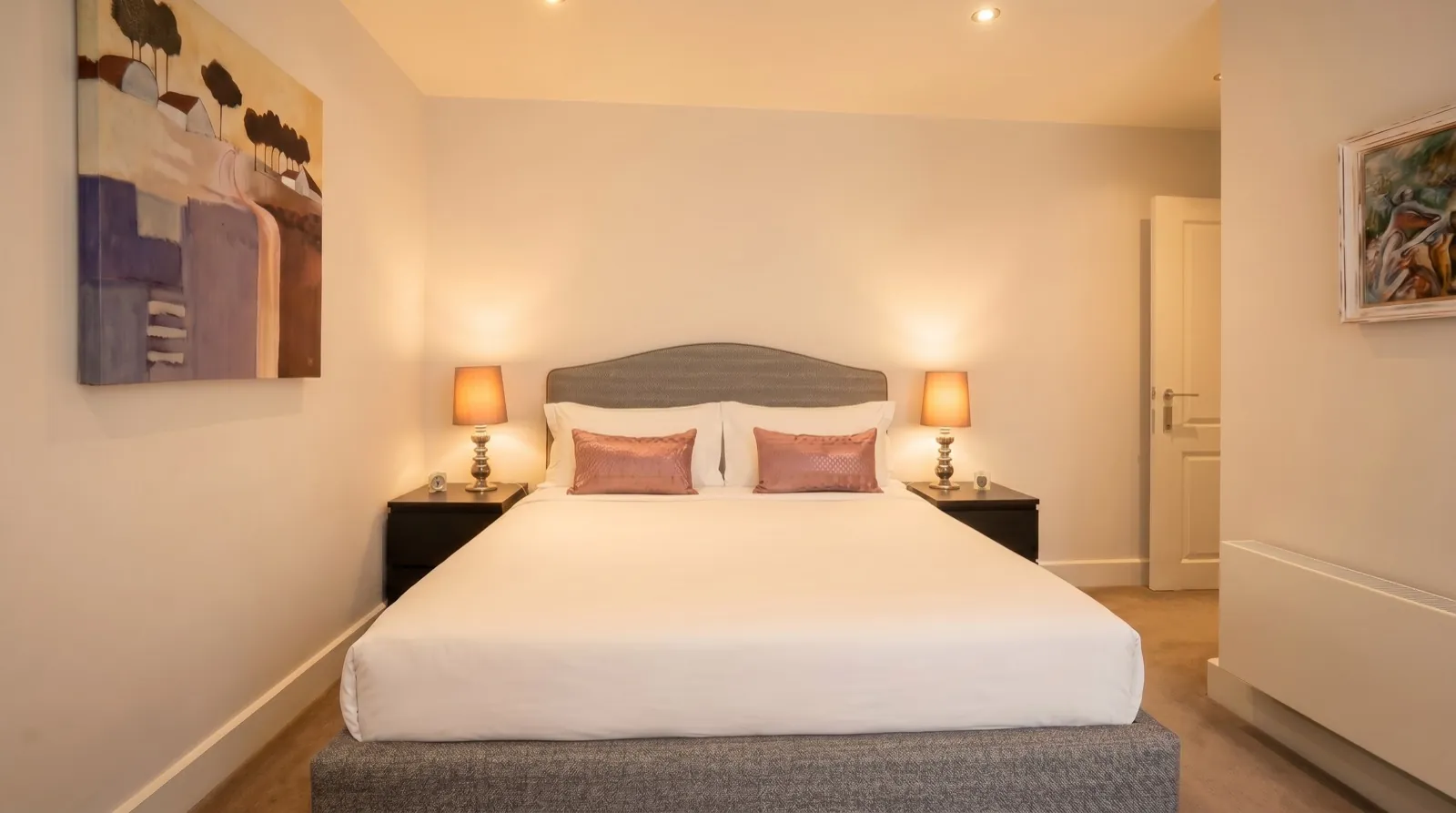Bedroom interior photography, London