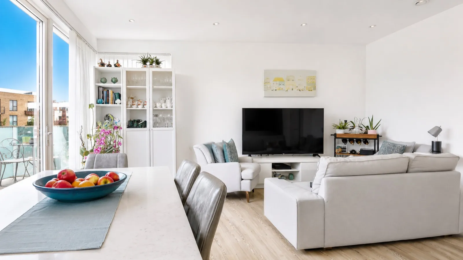 Reception room interior photography, London