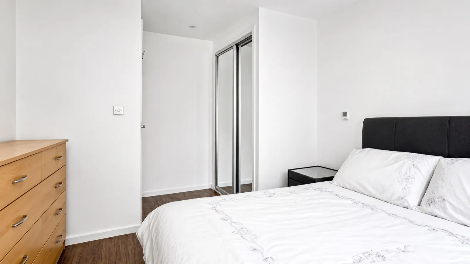 Bedroom interior photography, London