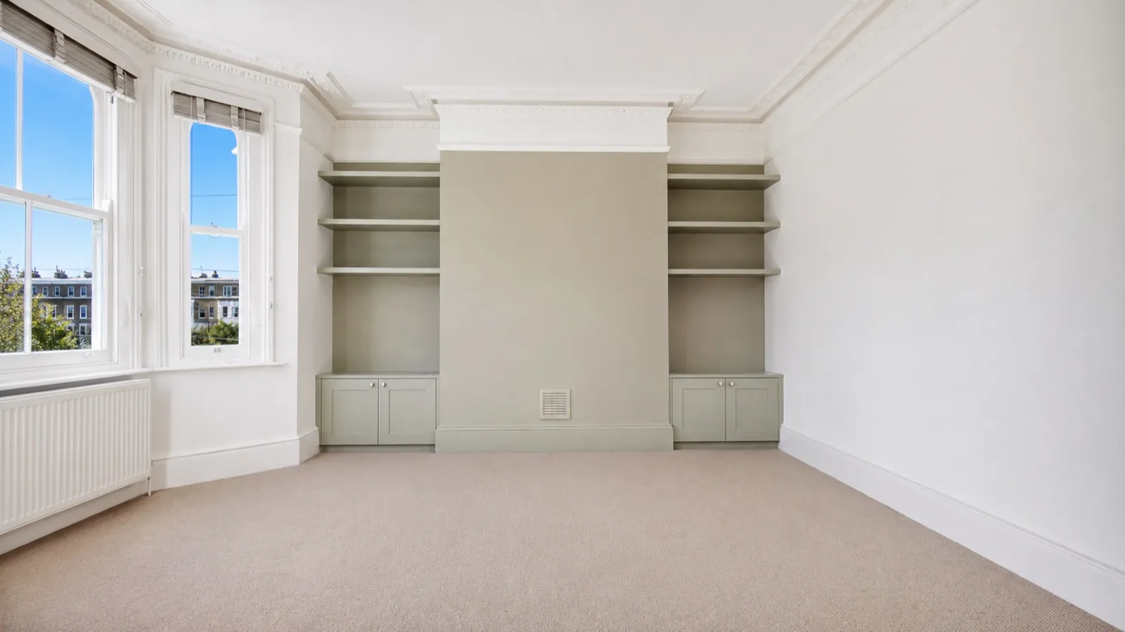 Reception room interior photography, London