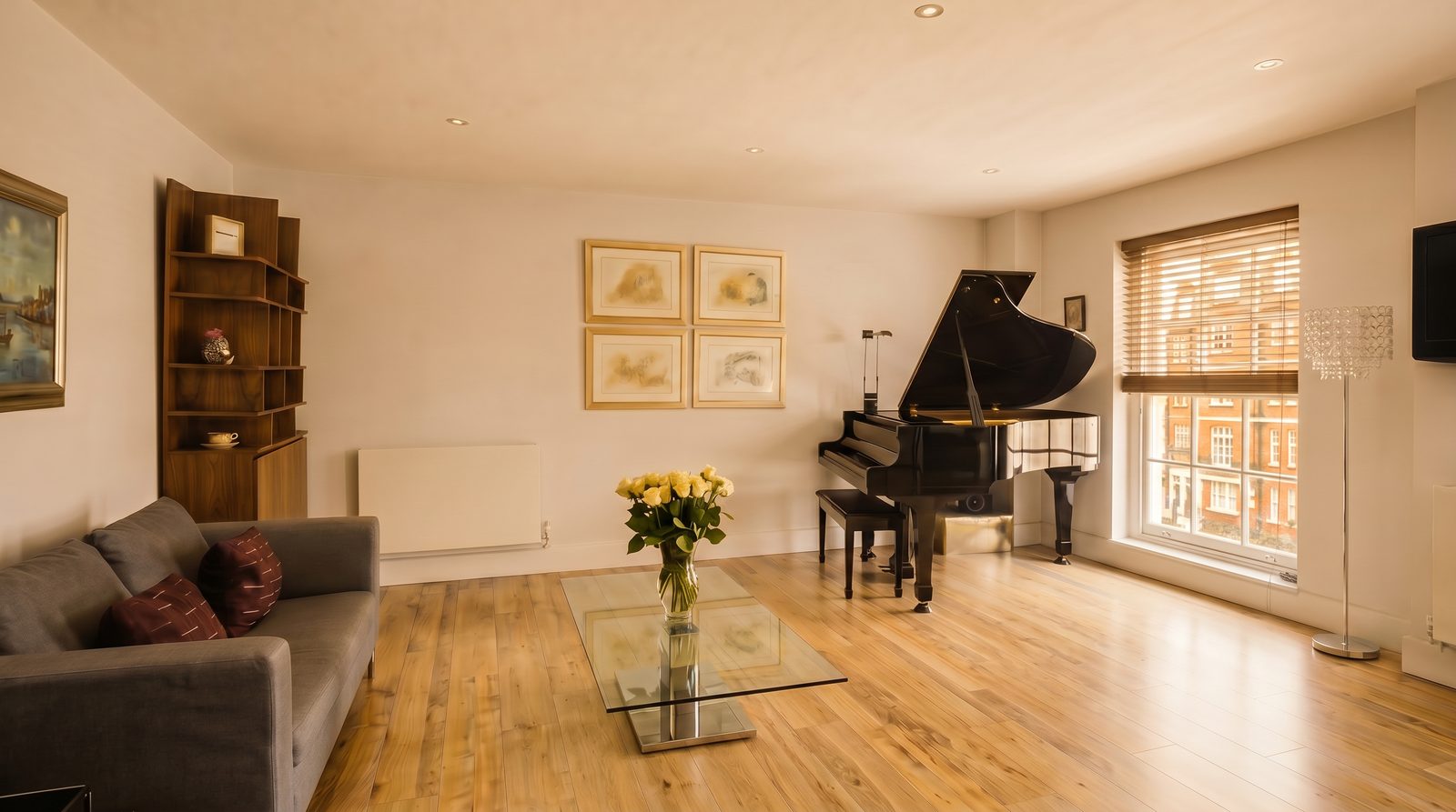Property reception room photography, London
